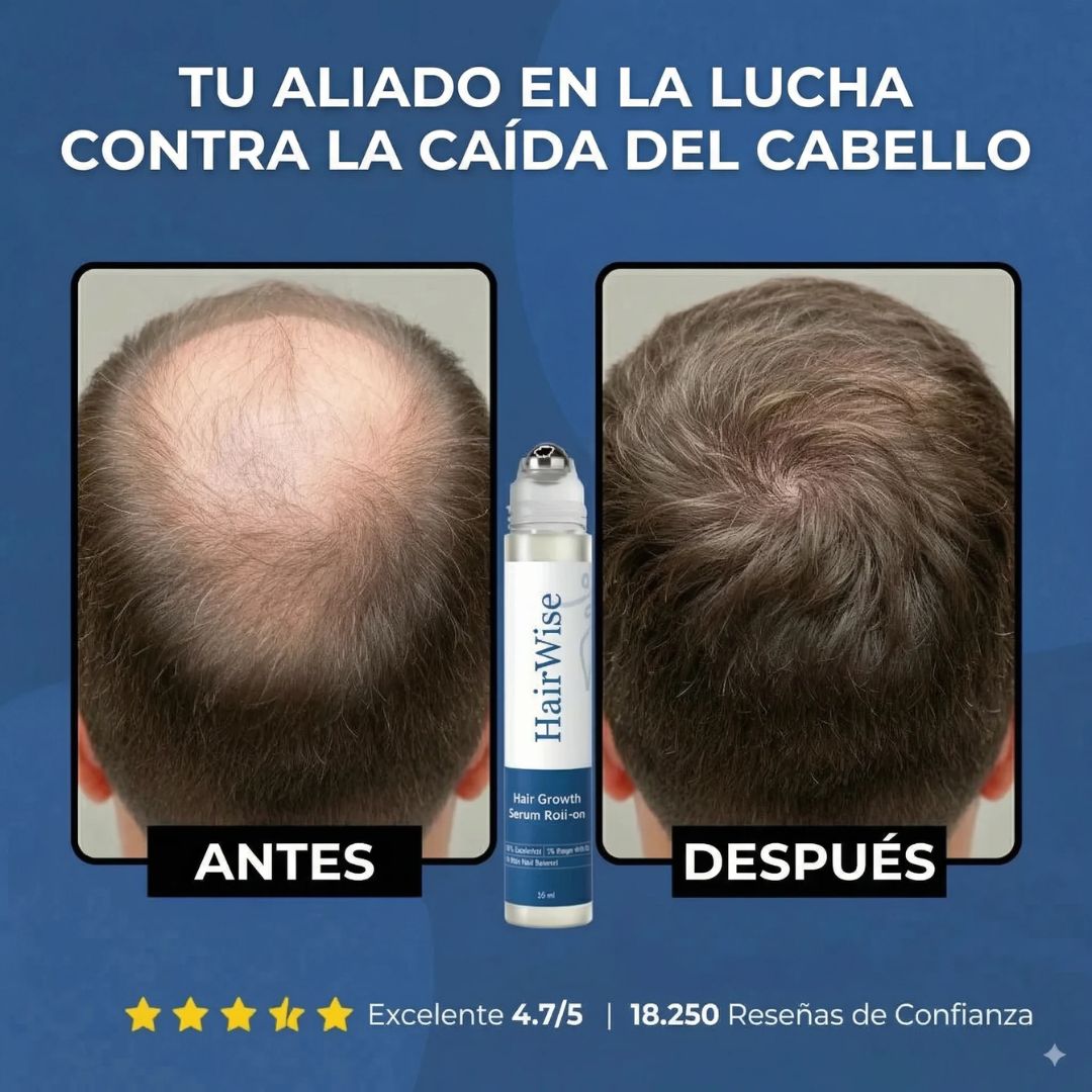 HairWise® Serum Roll-On - Crecimiento y Fortalecimiento capilar