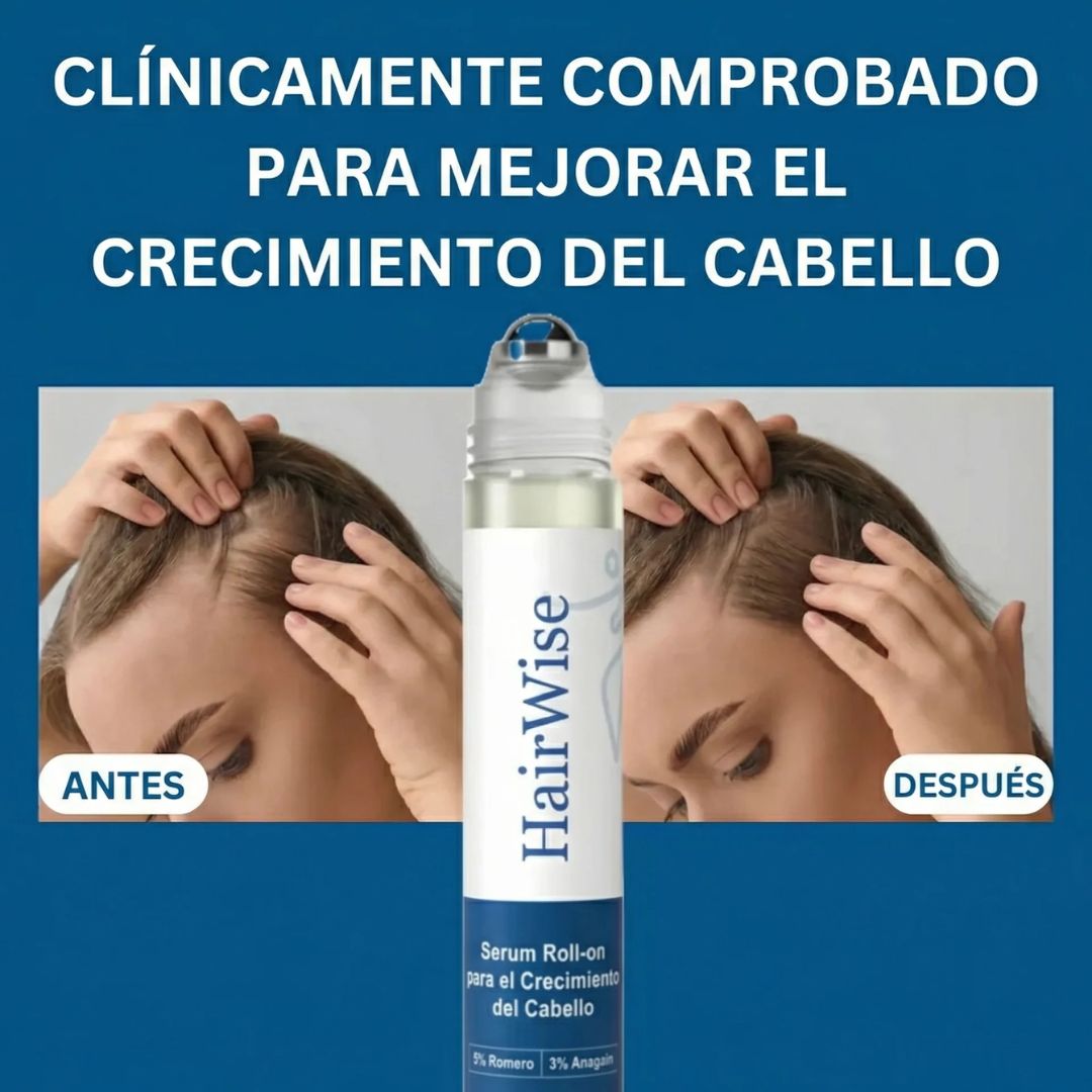 HairWise® Serum Roll-On - Crecimiento y Fortalecimiento capilar